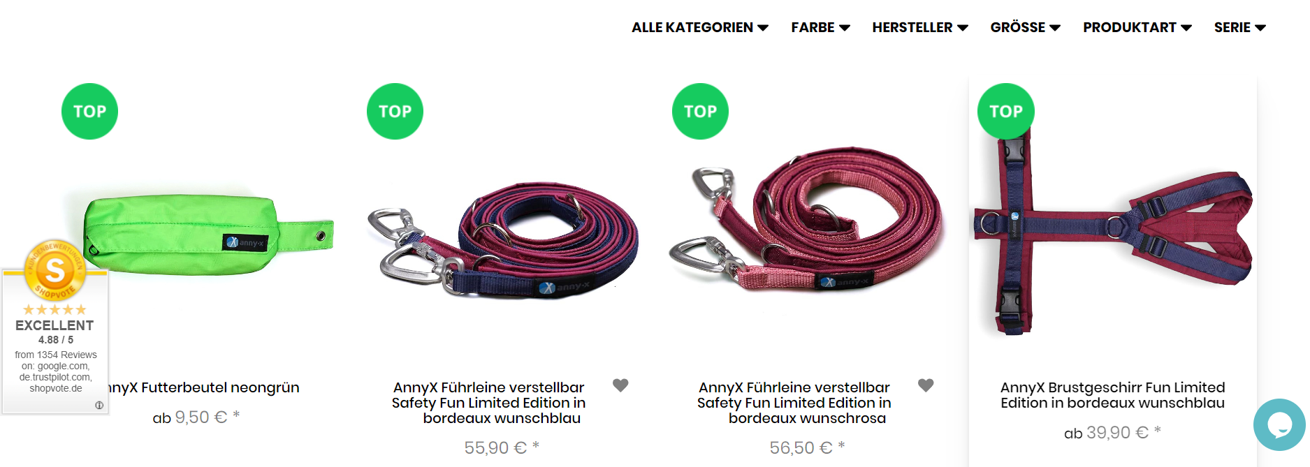 Anny X: high-quality harness and accessories for dogs