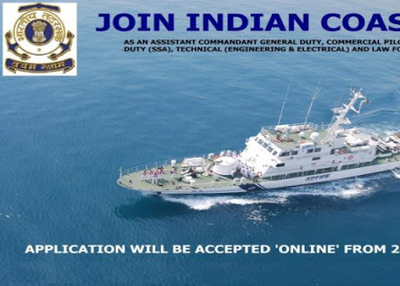 Job Vacancies Indian Coast Guard For Assistant Commandant In India