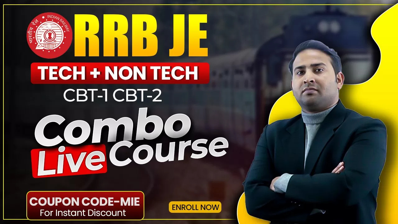 Master the RRB JE Exam with Make It Easy Comprehensive LIVE Combo Course.