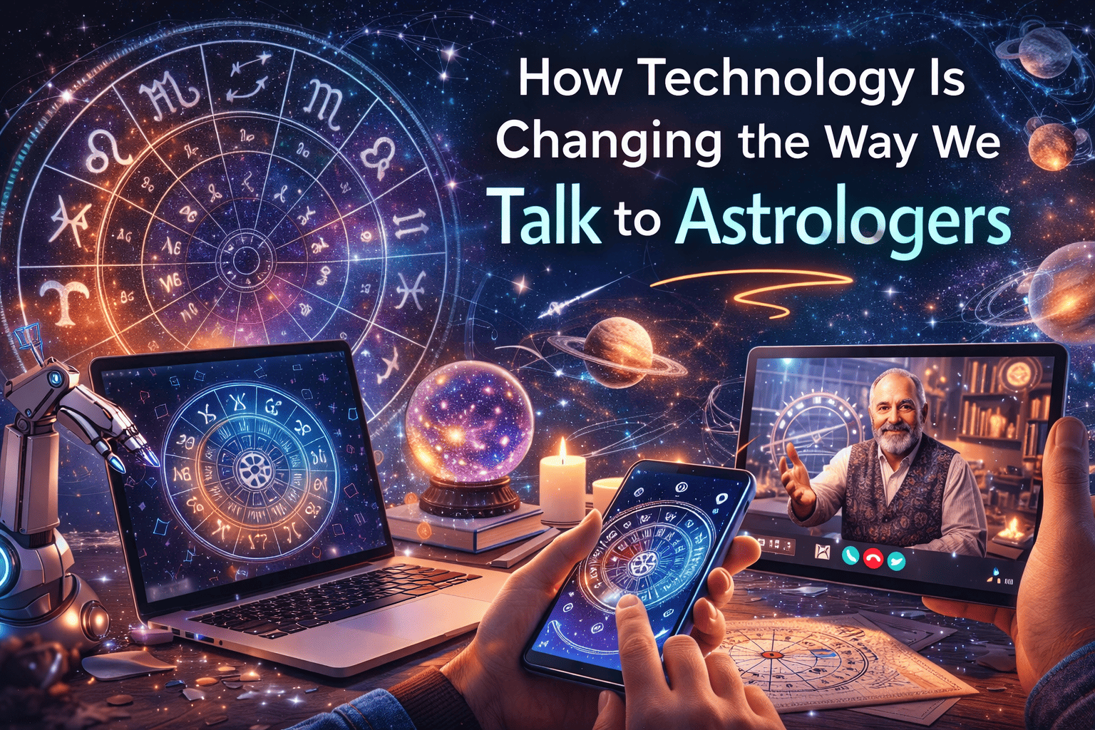 How Technology Is Changing the Way We Talk to Astrologers