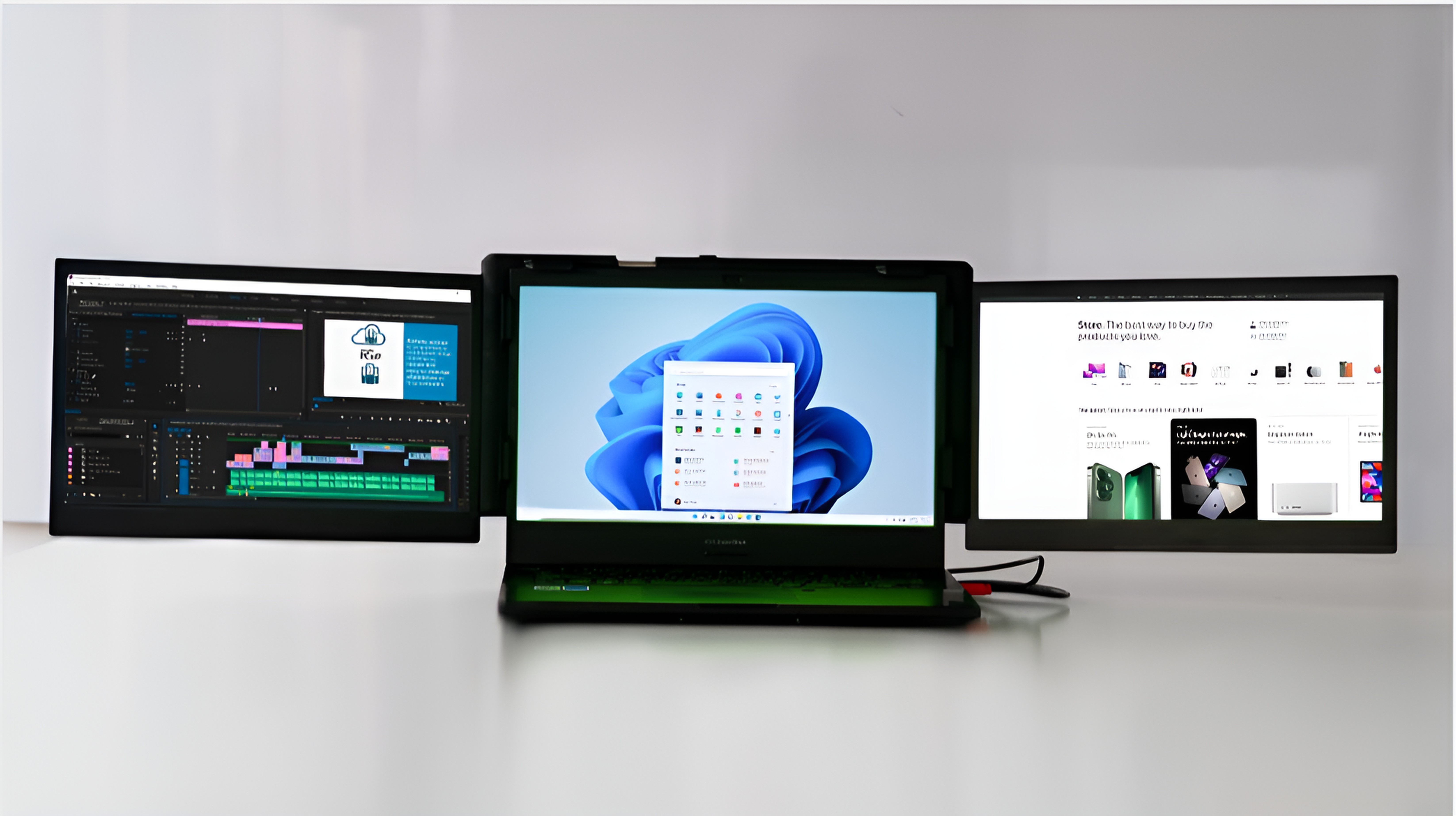 Trio3tech | Portable dual monitor