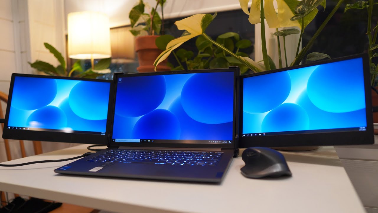 Transform Your Work Experience with the Trio3Tech Laptop Monitor Extender