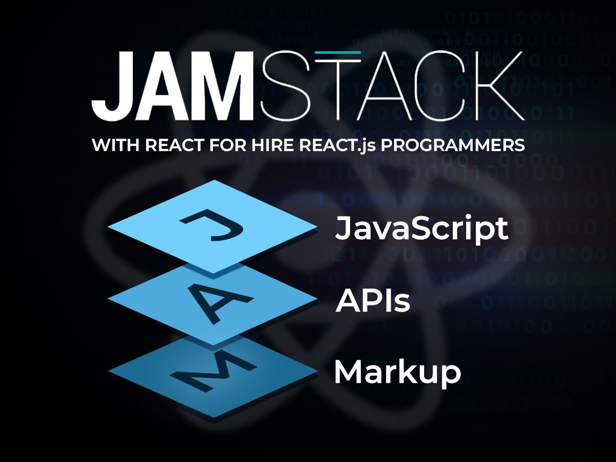 Empower your site: JAMStack with React for Hire React JS Programmers