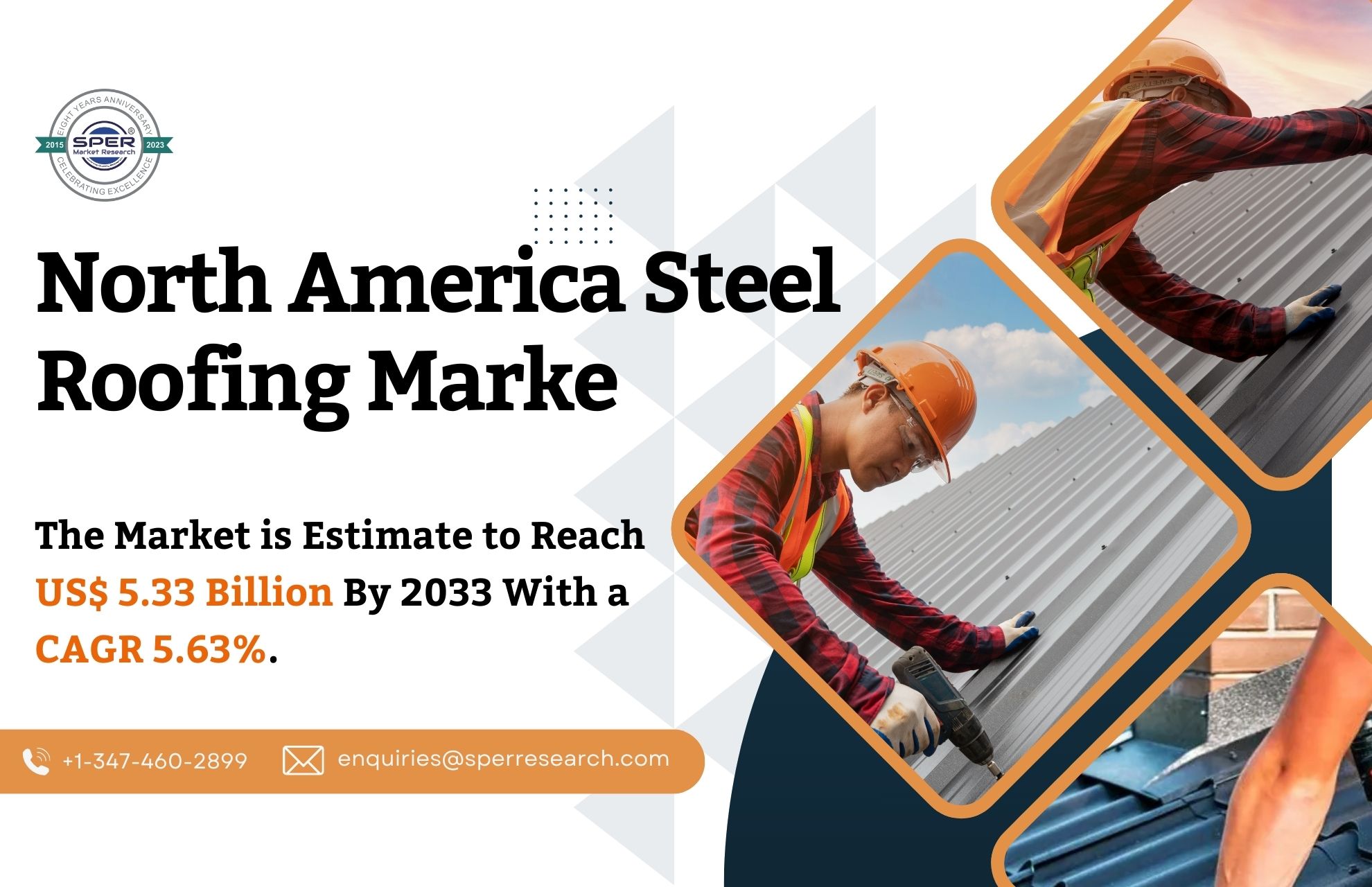 North America Steel Roofing Market Trends, Revenue, Industry Share, Growth Strategy, Challenges, Future Opportunities and Forecast Analysis till 2033: SPER Market Research 