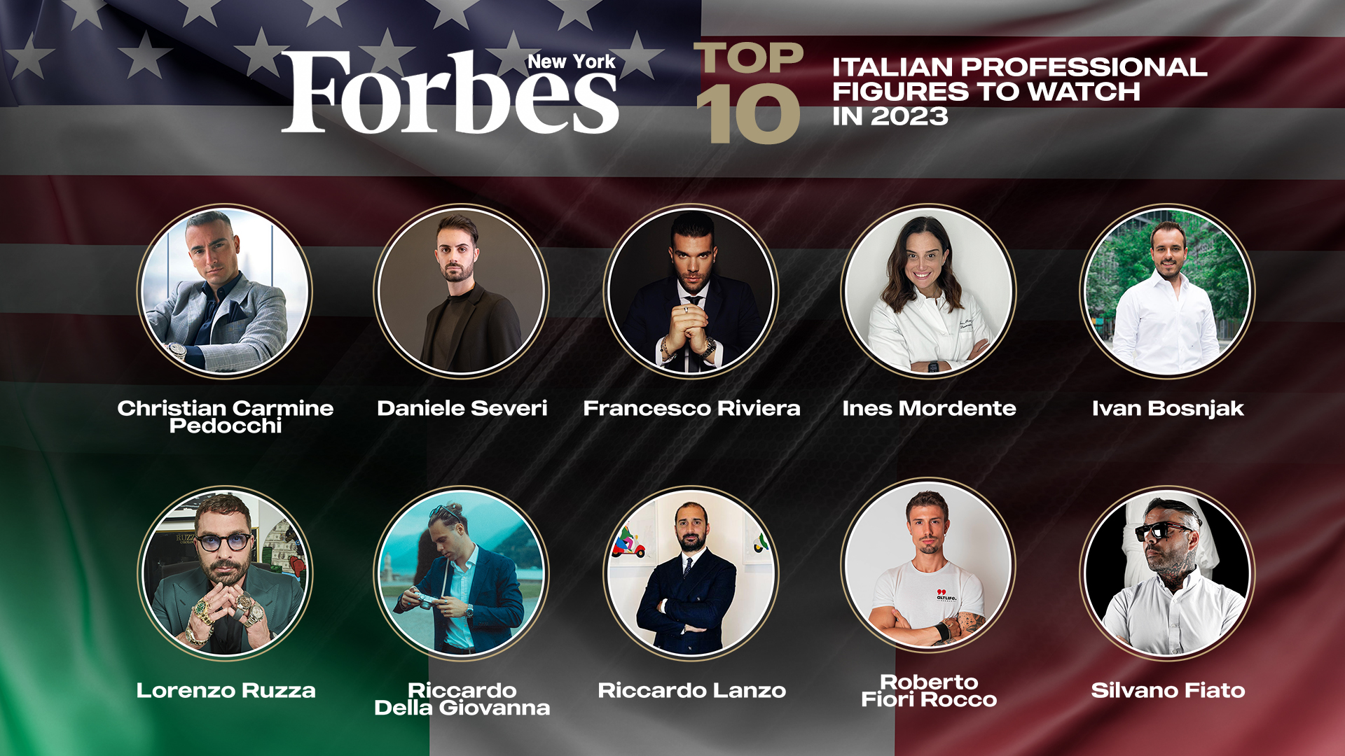 FORBES' IN-DEPTH SHOWCASE OF ITALY'S TOP 10 PROFESSIONAL FIGURES SETTING 2023 AFLAME WITH SUCCESS