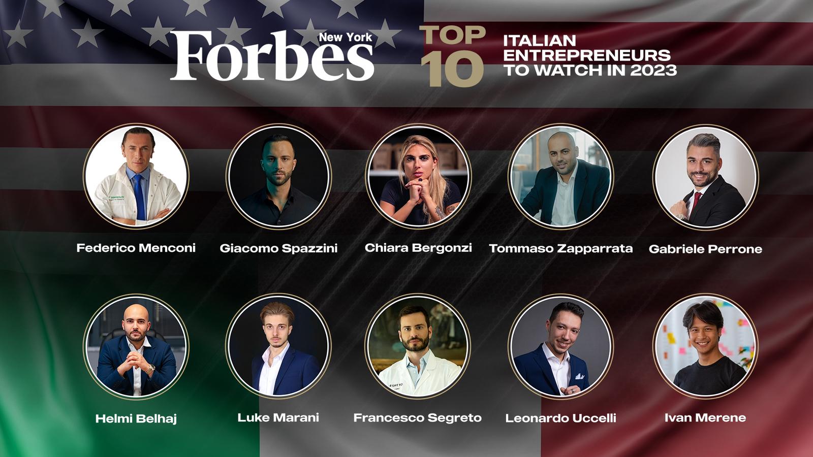 Celebrating Italy’s Top 10 Entrepreneurs of 2023 According to Forbes NY