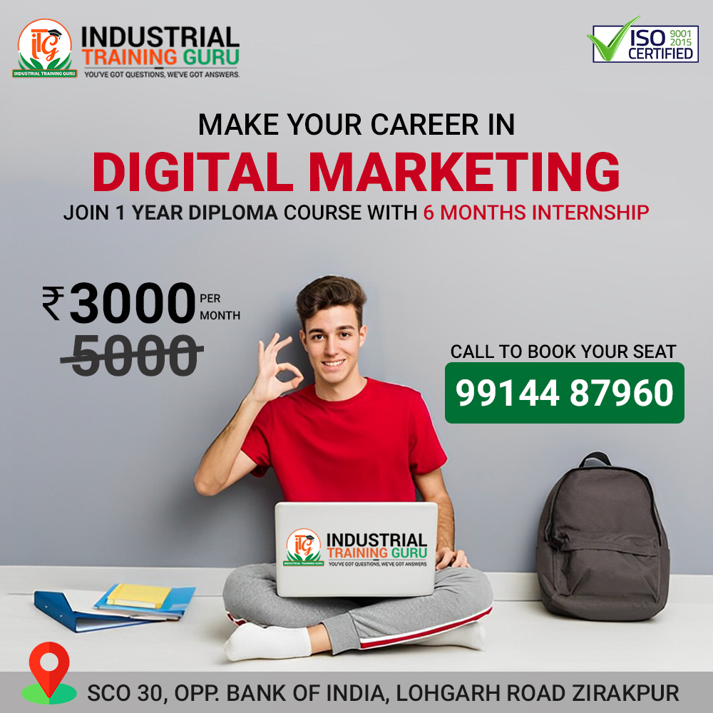 Best Digital Marketing Institute in Zirakpur