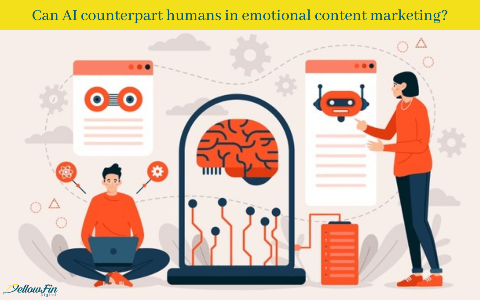 Can AI counterpart humans in emotional content marketing?