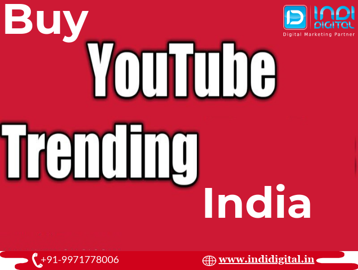 BUY BEST YOUTUBE TRENDING INDIA