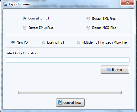 Migrate MBOX to Outlook PST, EML, EMLX, MSG files of MBOX Converter Tool