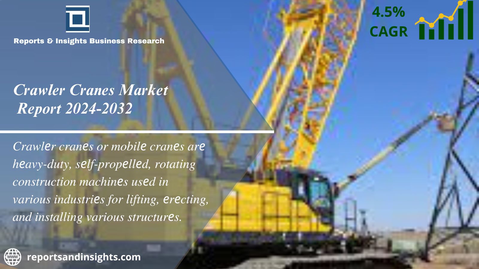 Crawler Cranes Market Size, Trends, Growth Drivers & Forecast 2024-32