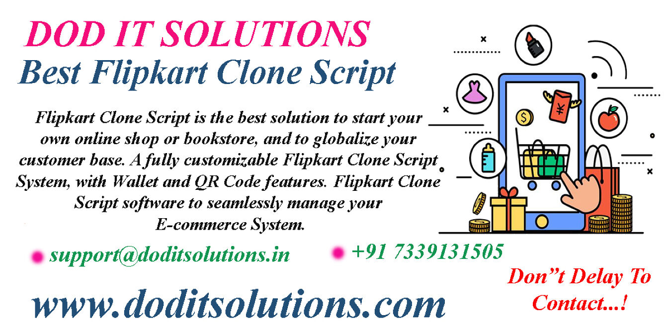 Readymade Flipkart Clone System - DOD IT SOLUTIONS