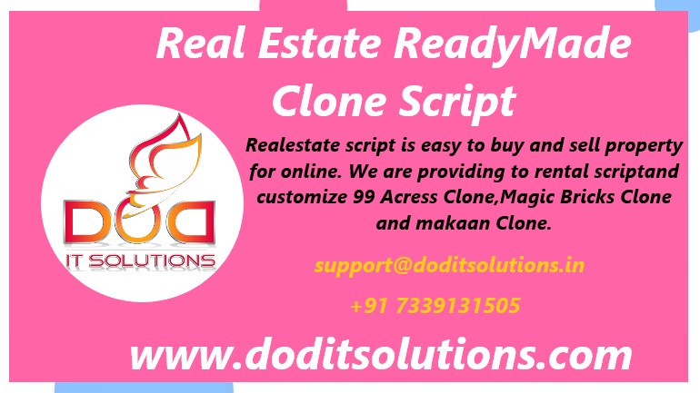 Readymade Realestate Clone Script - DOD IT Solutions