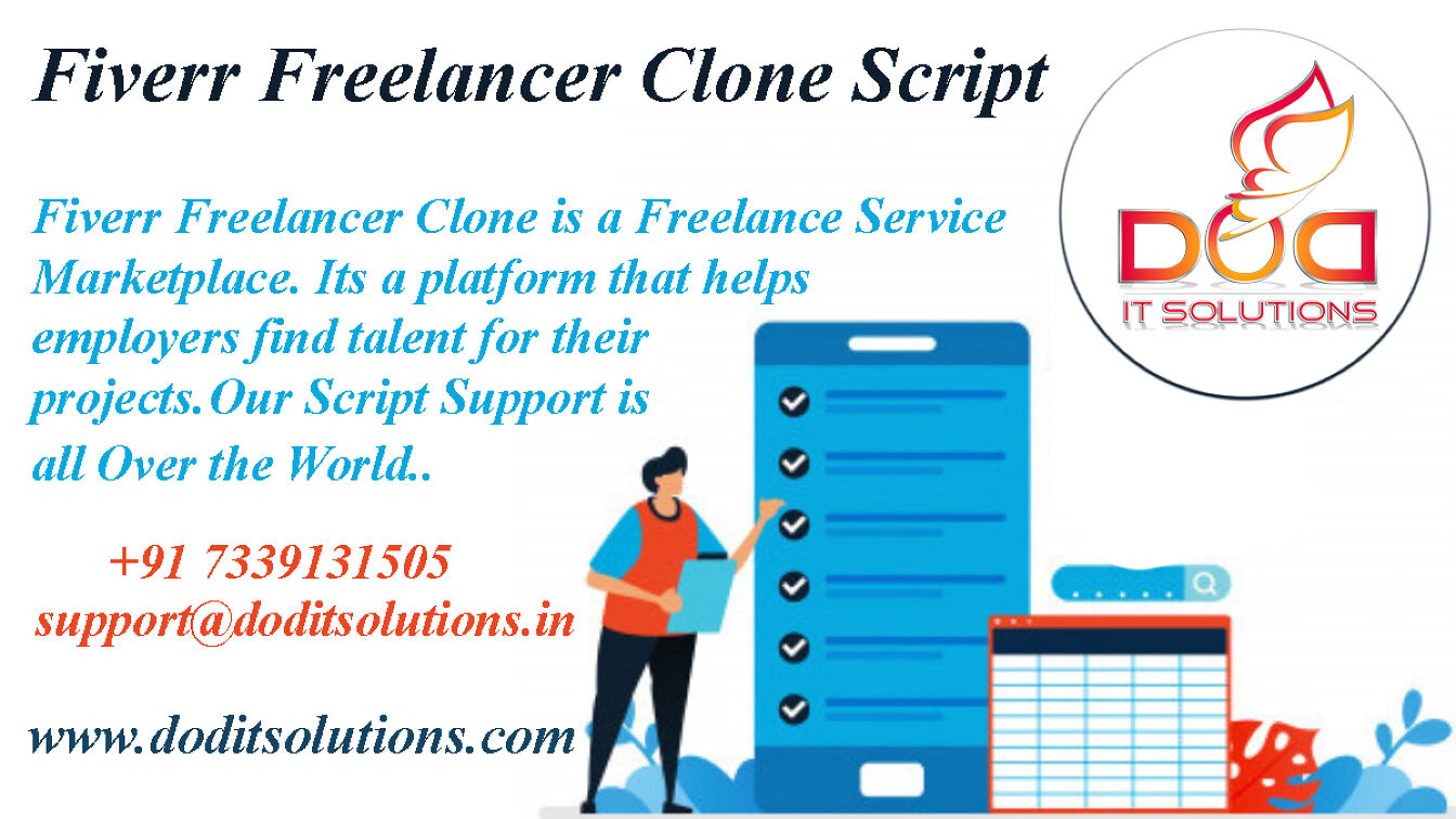 Readymade Fiverr Freelancer Clone System - DOD IT SOLUTIONS