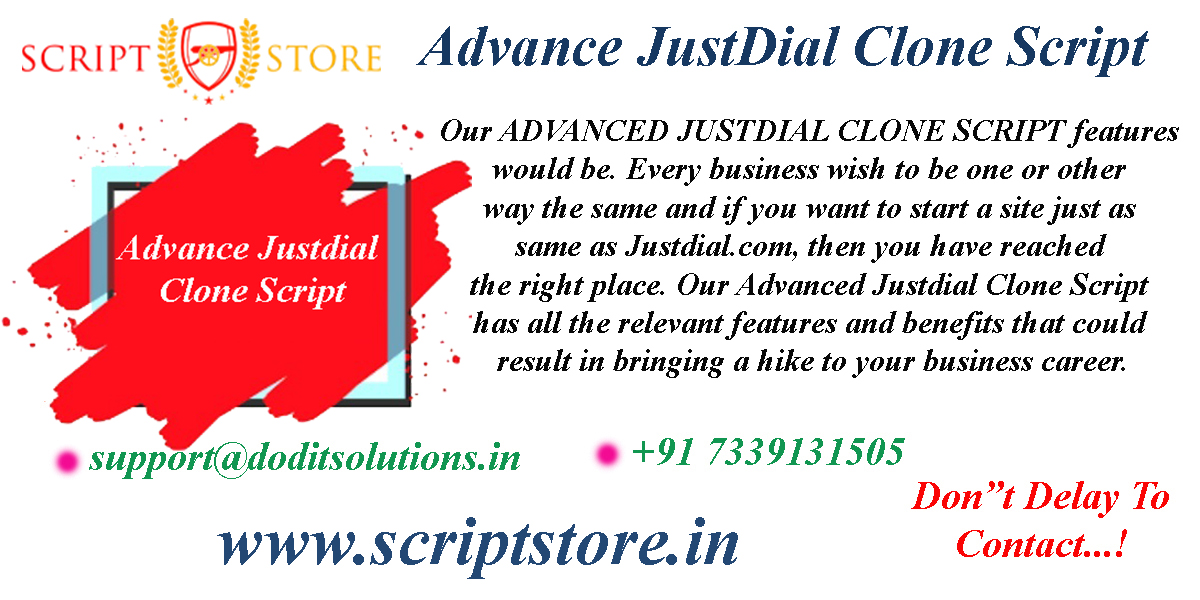 ADVANCED JUSTDIAL CLONE SYSTEM - SCRIPTSTORE.IN