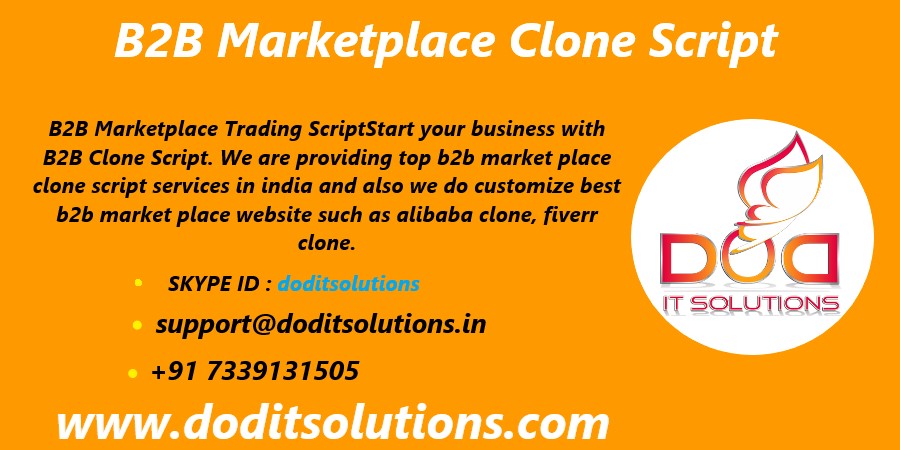 Readymade B2B Market Place Clone Script - DOD IT Solutions