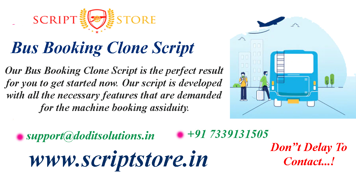 Readymade Bus Booking Script - SCRIPTSTORE.IN