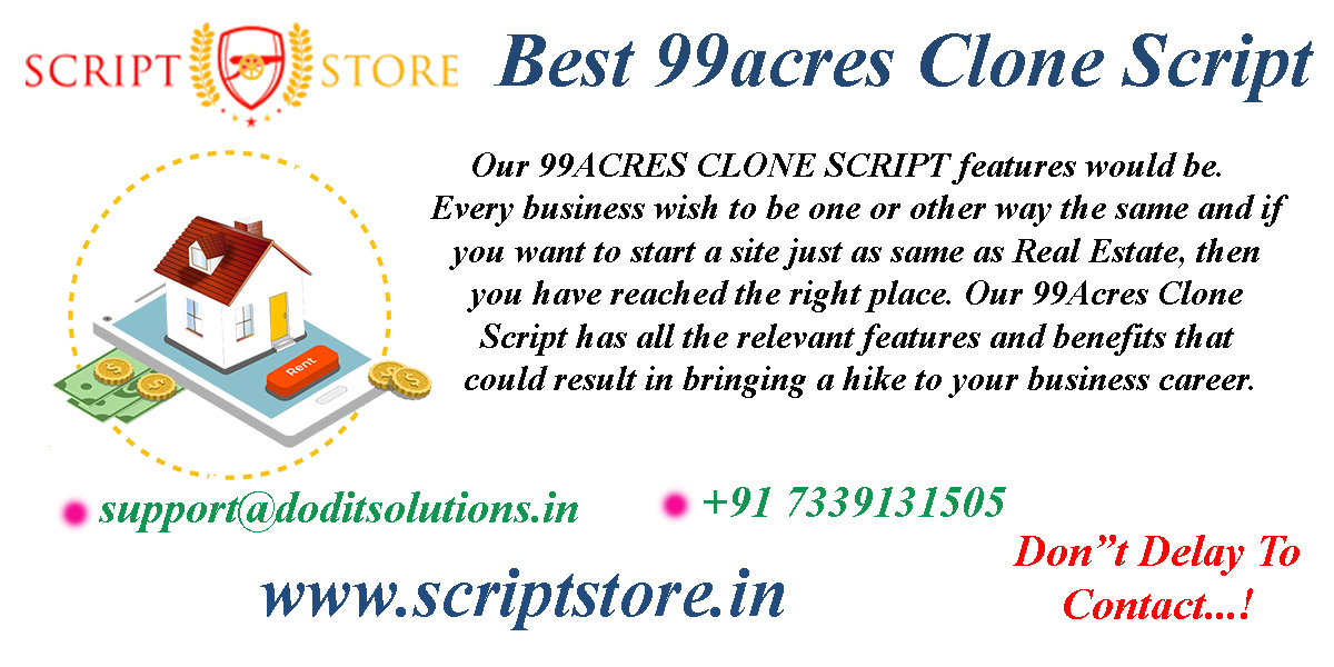 Readymade 99acres Clone System - SCRIPTSTORE.IN