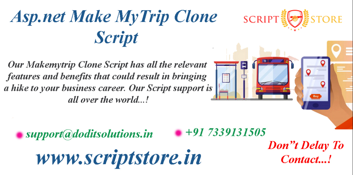 Asp.net Make MyTrip Clone Script - Readymade Clone Script