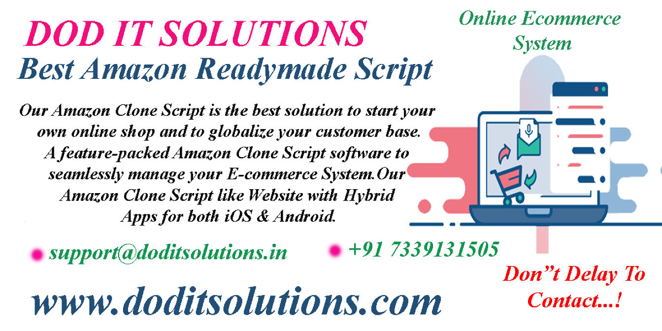 Best Readymade Amazon Clone System - DOD IT Solutions