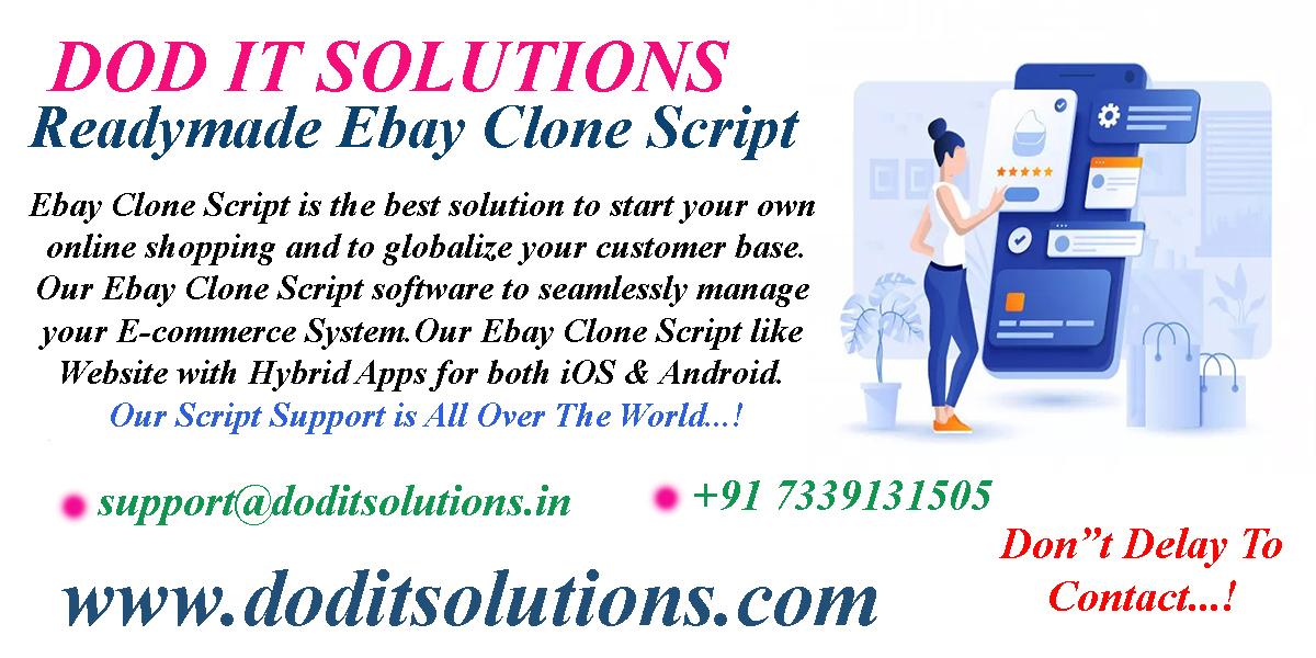 Readymade Ebay Clone System - DOD IT SOLUTIONS