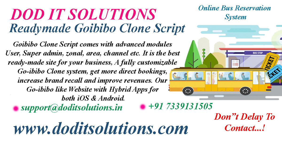 Readymade Goibibo Php Clone System - DOD IT SOLUTIONS