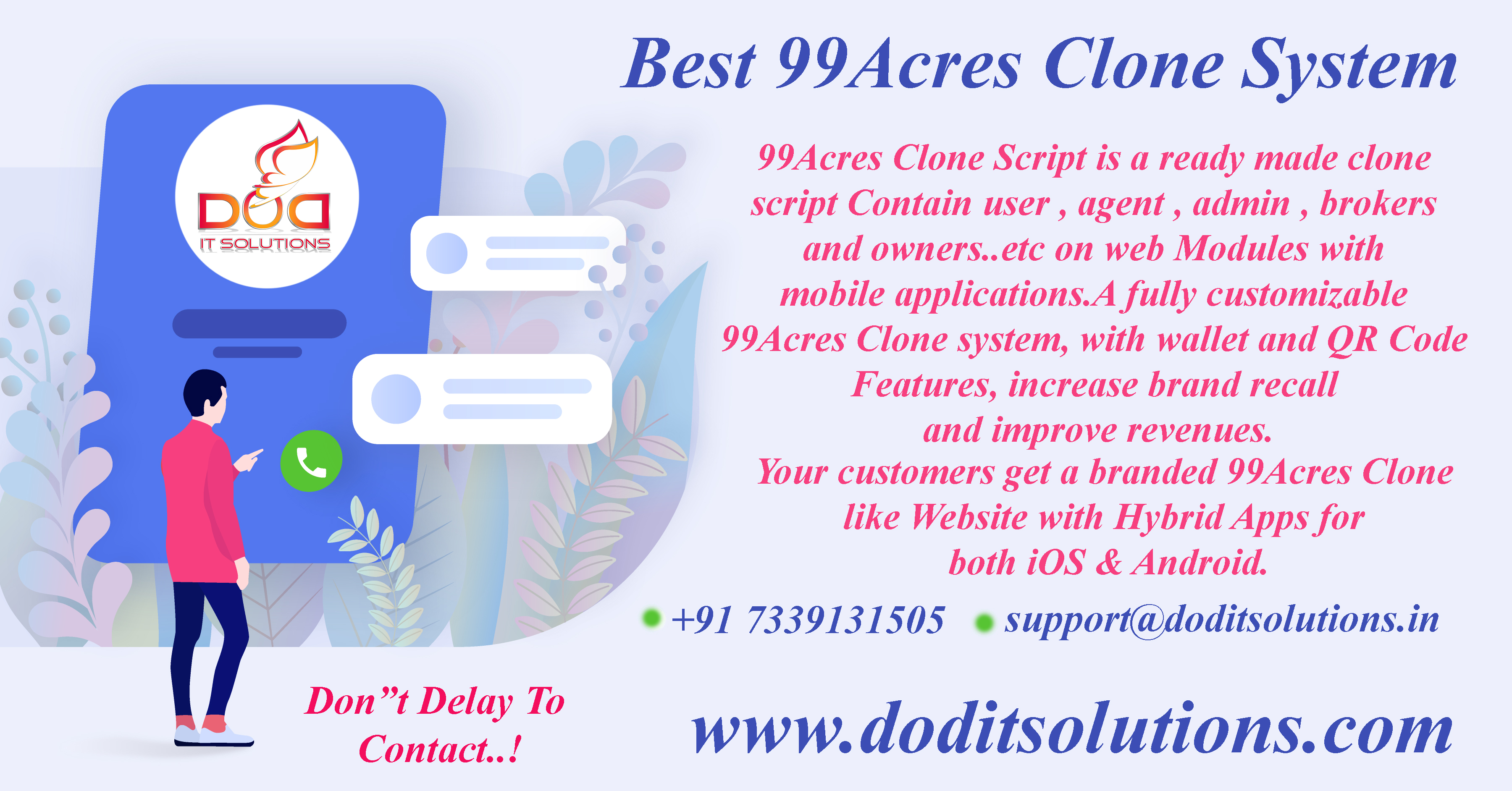 Online Best 99Acres Clone System - DOD IT SOLUTIONS