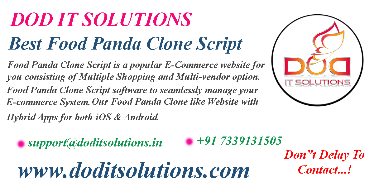 Best Food Panda Clone Script - Readymade Clone Script