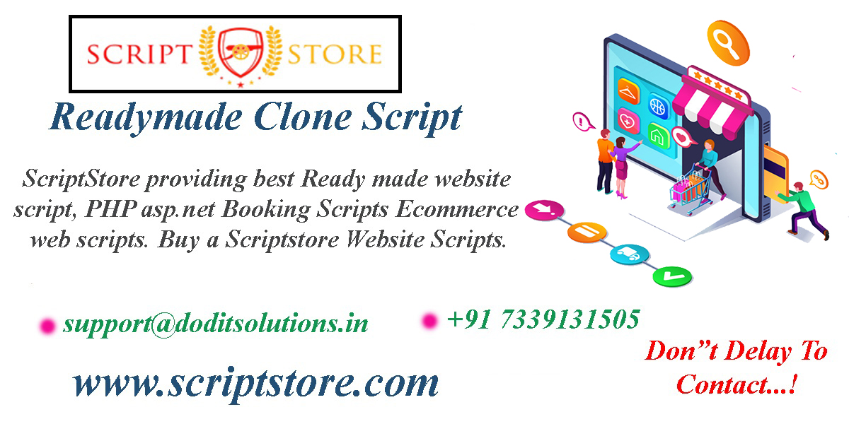 Readymade Clone Script - SCRIPTSTORE.IN