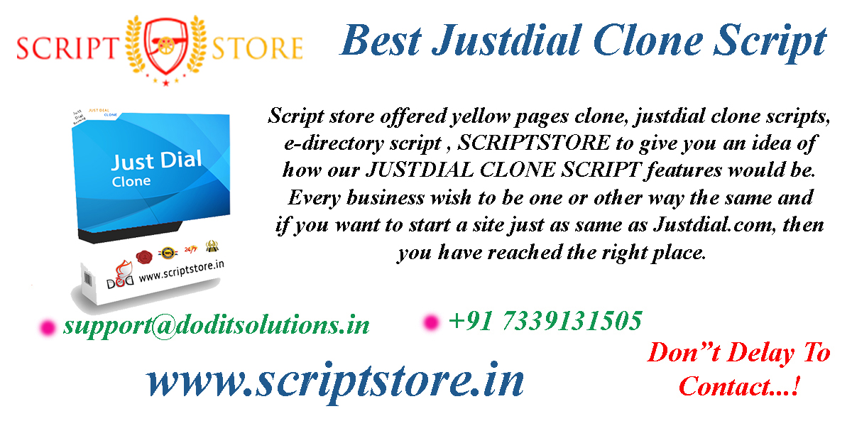 Readymade Justdial Clone System - SCRIPTSTORE.IN