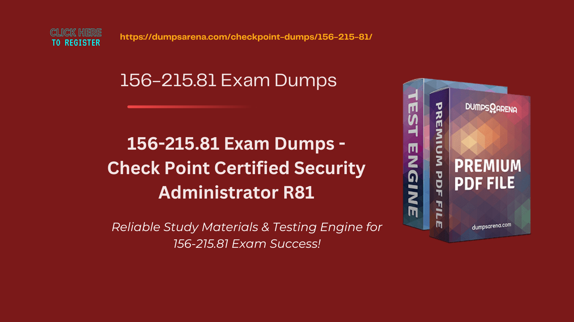 156-215.81 Exam Dumps: Top Dumps for Pass Checkpoint Dumps