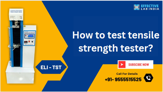 How to test tensile strength tester?