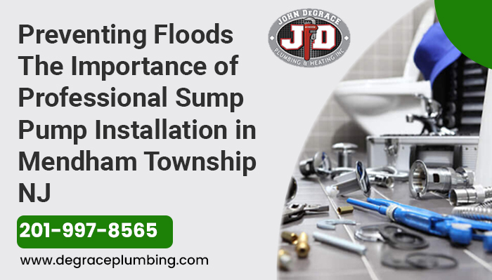 Preventing Floods The Importance of Professional Sump Pump Installation in Mendham Township NJ