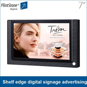 7” small digital signage display, retail store marketing video screen, loop playing lcd display advertising