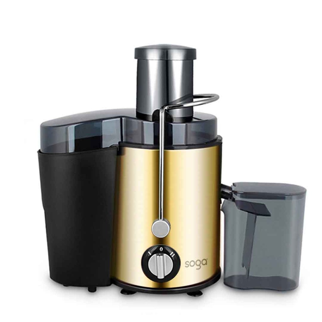 SOGA Juicer 1000w Professional Stainless Steel Whole Fruit Vegetable Juice Extractor Diet Gold & - HeyHey.com.au