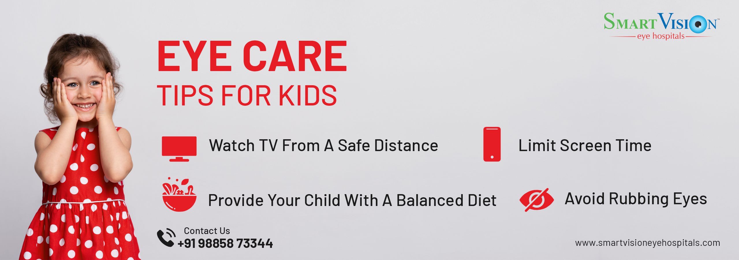 What are eye care tips for kids?