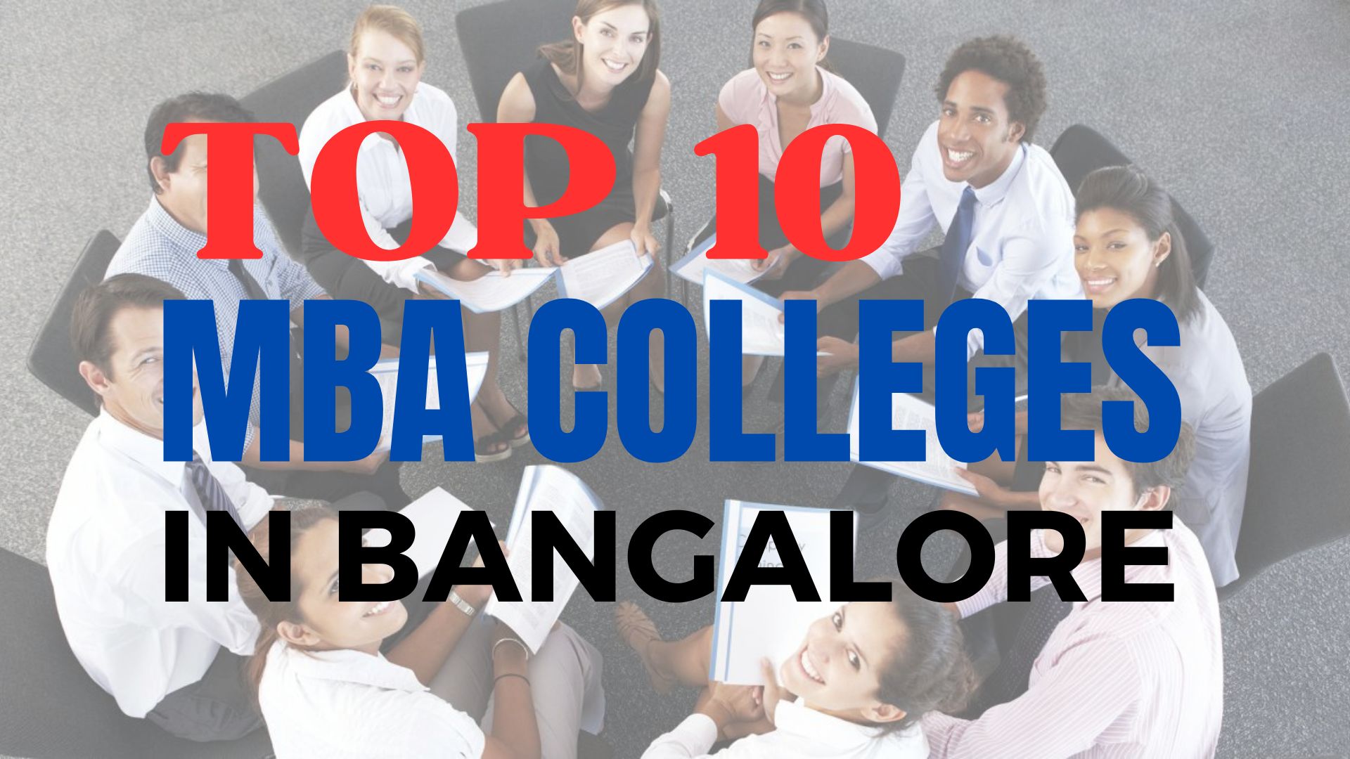 Top 10 MBA colleges in Bangalore