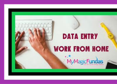 Online Part Time from Home For Data Entry Project No Age Limit