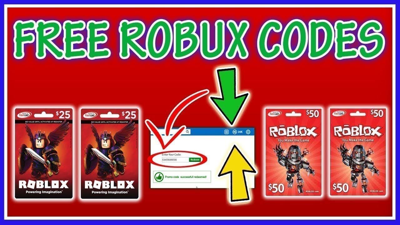 Get Free roblox gift card codes 2020
