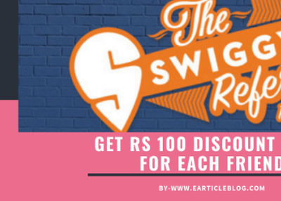 Get Coupon Offer Swiggy Refer Earn Rs 100 Discount Code For Minimum Order @199