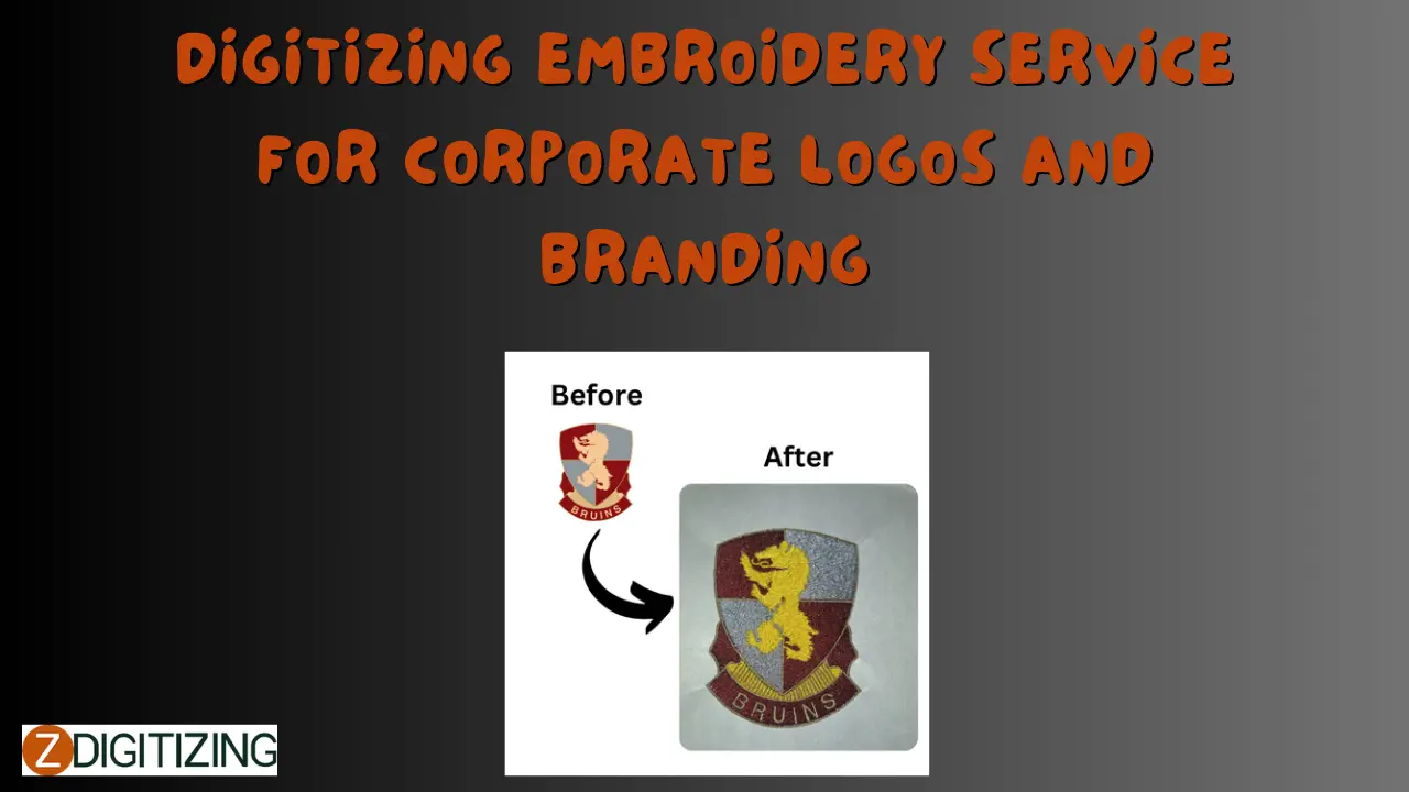 Digitizing Embroidery Service for Corporate Logos and Branding