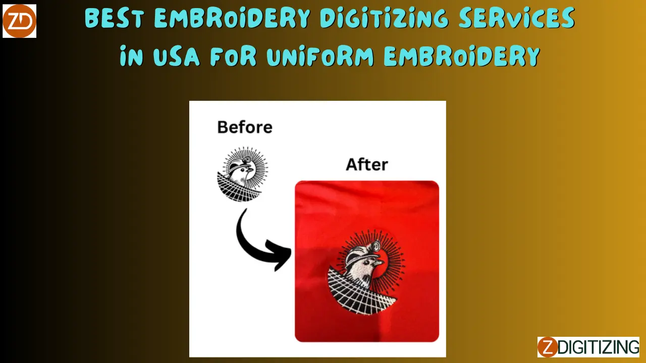 Best Embroidery Digitizing Services in USA for Uniform Embroidery