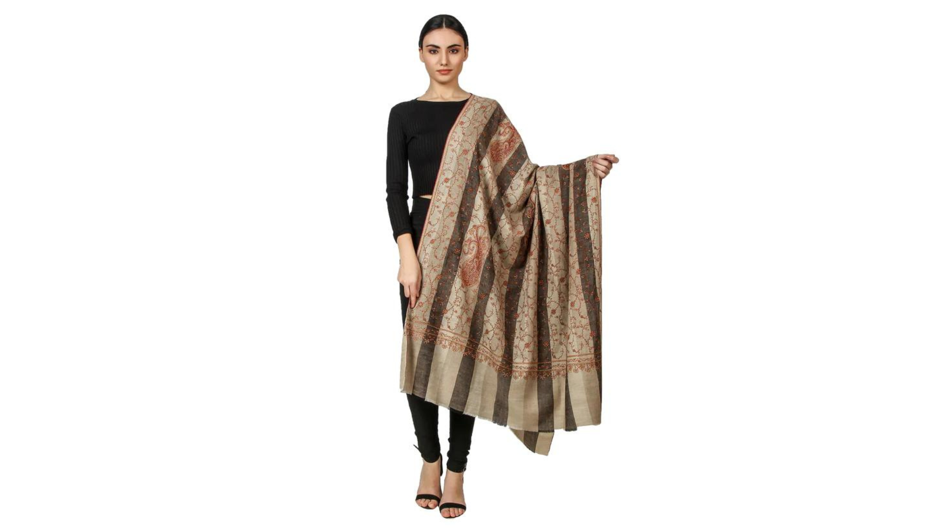 Pashwrap's Exquisite Collection of Embroidered Pashmina Shawls