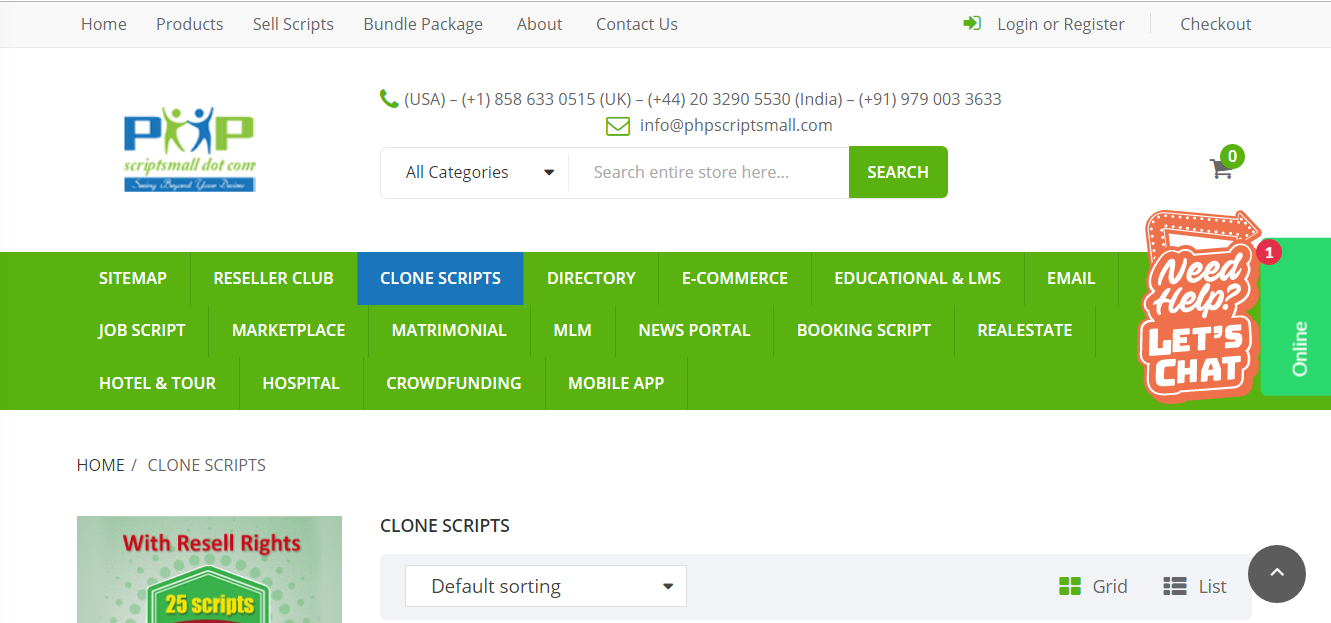 Readymade Clone Script | Clone Scripts | PHP Scripts Mall
