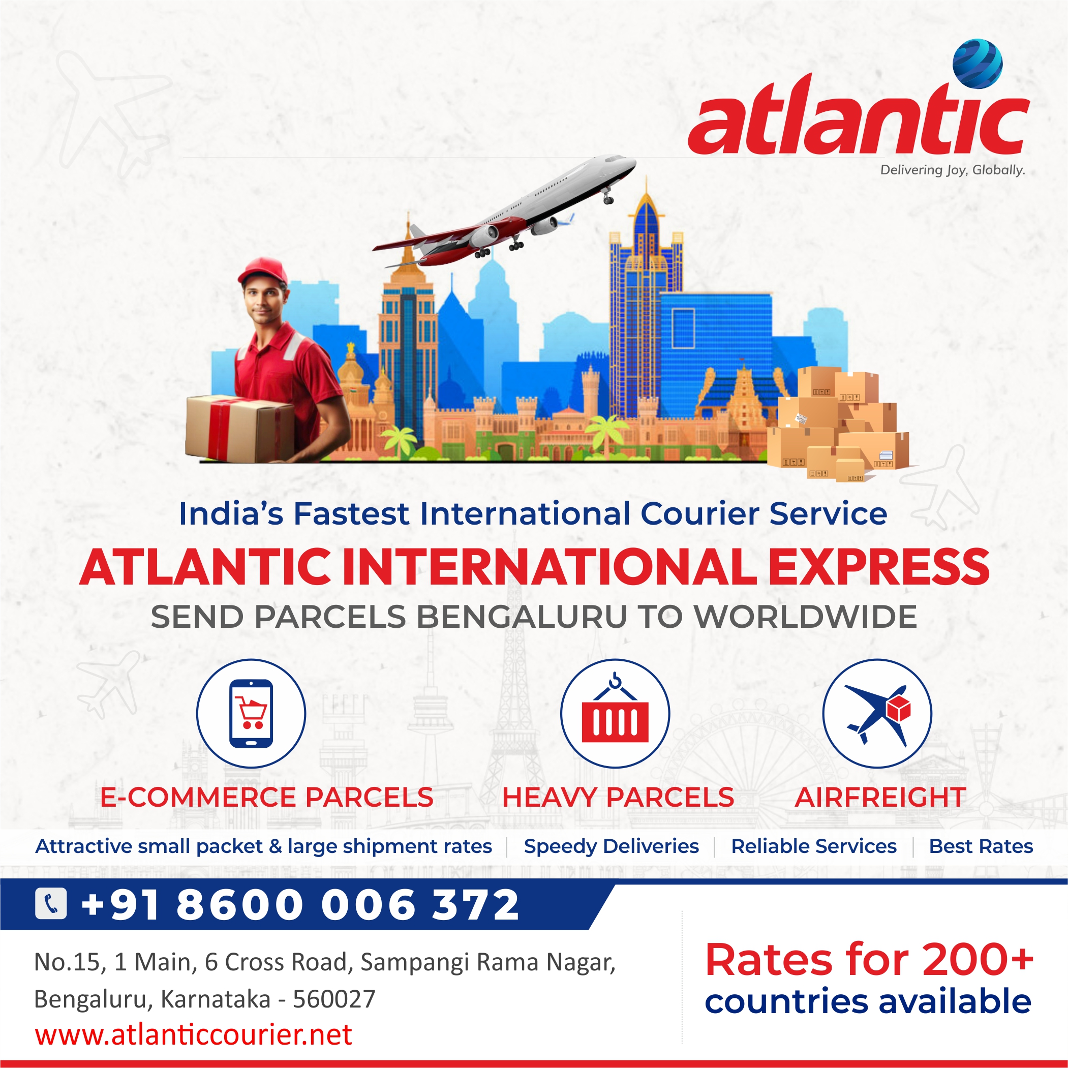 Ship Handcrafted Wooden Artifacts from Bangalore to the World with an International Courier Service