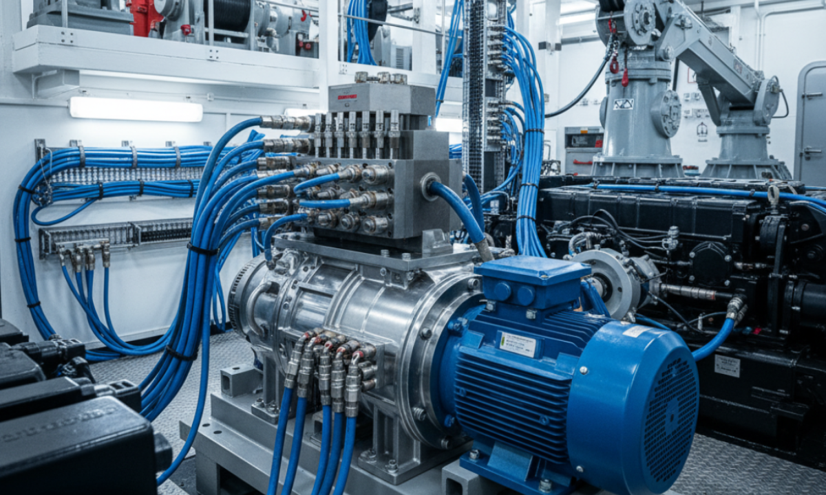 How Does a Hydraulic Pump Contribute to Fuel Efficiency in Marine Engines?