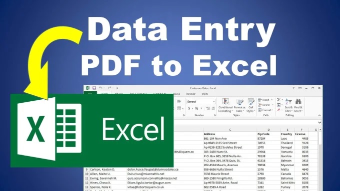 Importance of Outsourcing PDF to Excel Data Entry In Business - Gtechwebindia