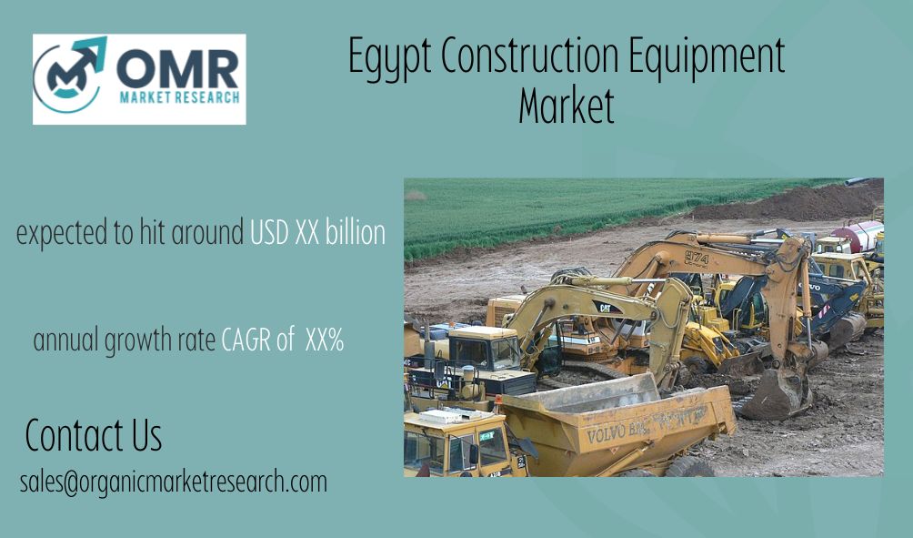 Egypt Construction Equipment Market Size, Share, Regional Outlook and Segment Forecast to 2032.