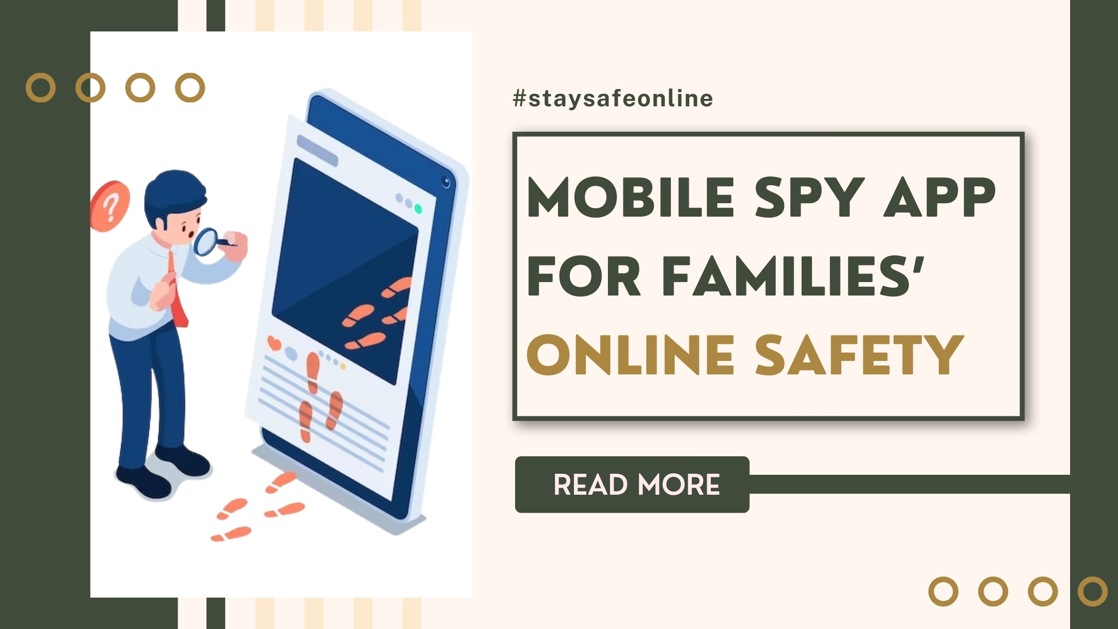 Mobile spy app for families' online safety