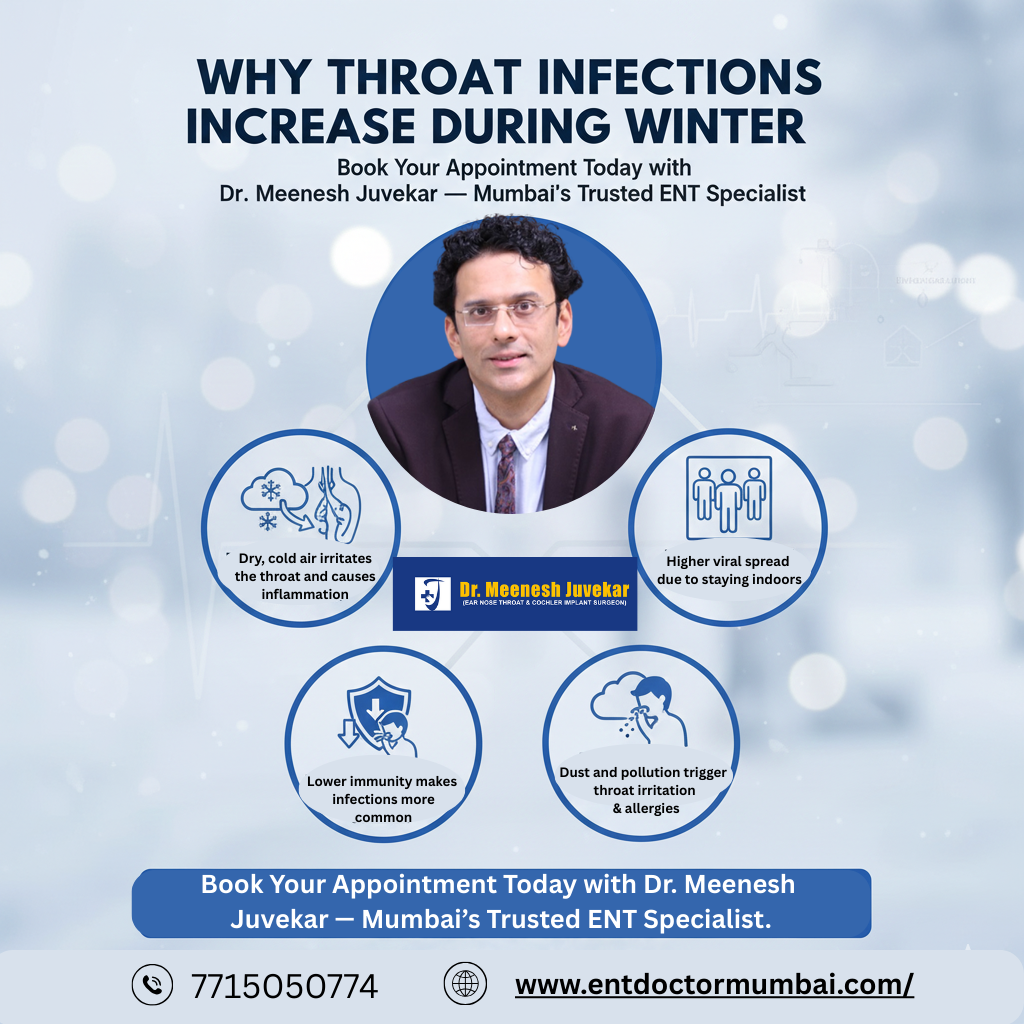 Winter Throat Infections on the Rise: ENT Specialist Prevention Tips 